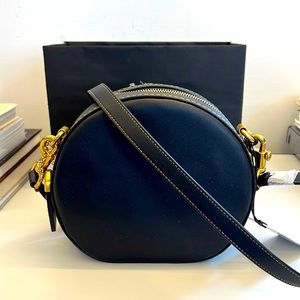 Coach Black Leather Canteen Cross Body